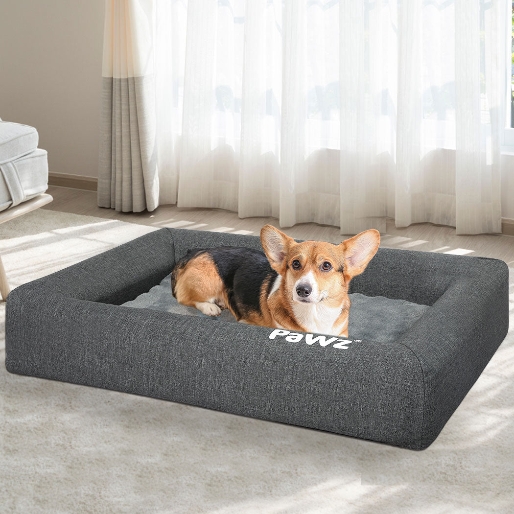 PaWz Memory Foam Pet Bed Calming Dog M Medium-1954802563383693318