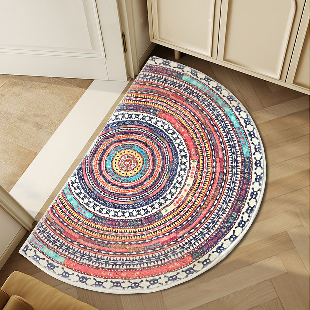 Marlow Door Mat Half Moon Semi-Circle Rug 60x90-1954802715578208263