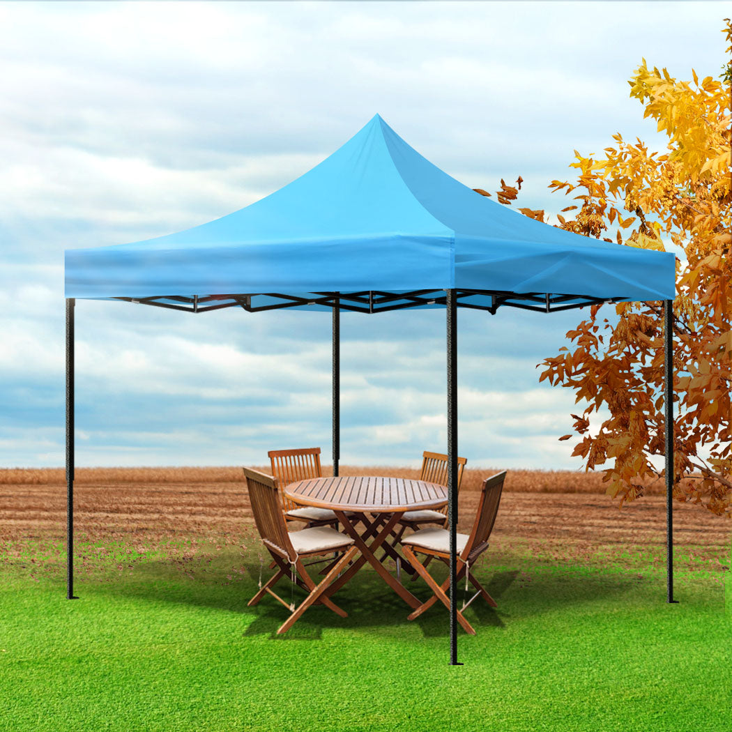 Mountview Gazebo Tent 3x3 Outdoor Marquee Black-1927582202879676424