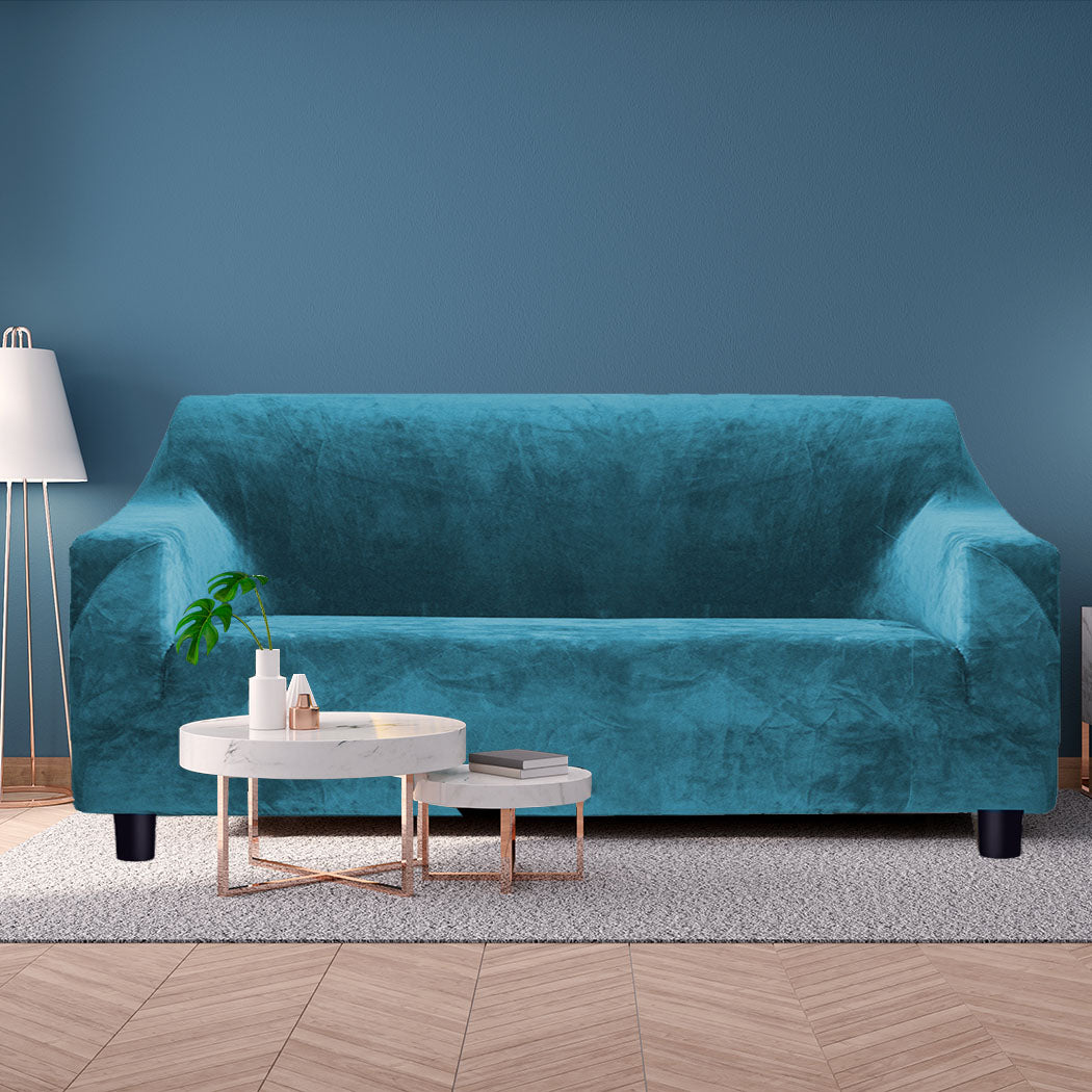 Marlow Sofa Covers 3 Seater High Stretch Green Agate Green-1954802340930392070