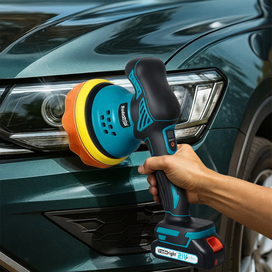 Traderight 21V Cordless Car Polisher Buffer Machine-1973194188480712711