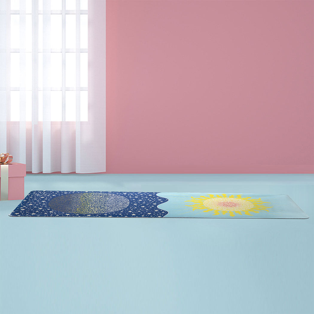 Centra Yoga Mat Foldable Non-Slip Exercise Blue-1954802335632986119