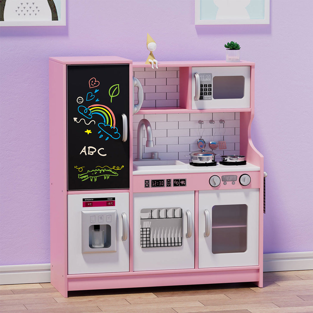 Bopeep Kids Kitchen Set Wooden Pretend Play Cooking Toy-1954802473877245959