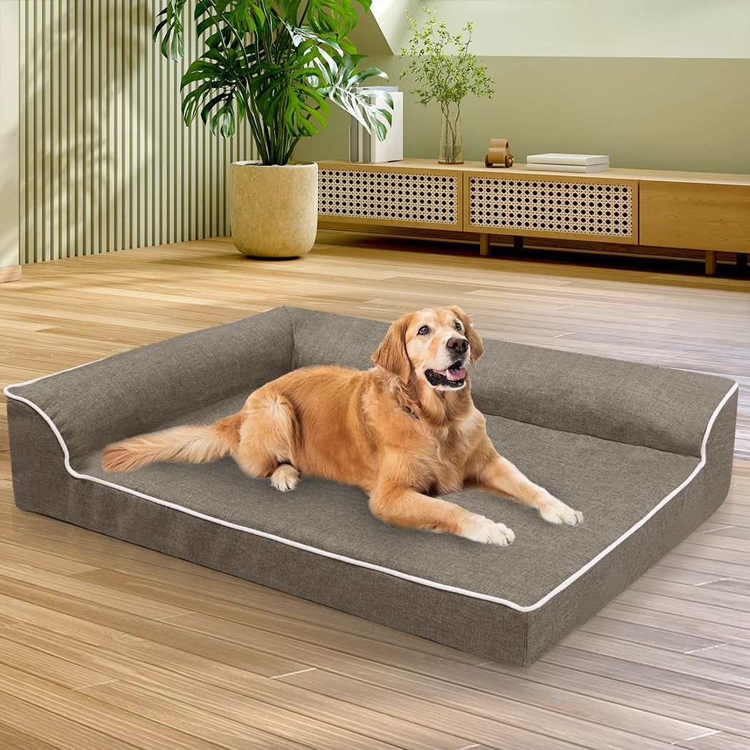 Pawz Orthopedic Dog Bed XXL Coffee-1954802428159332359