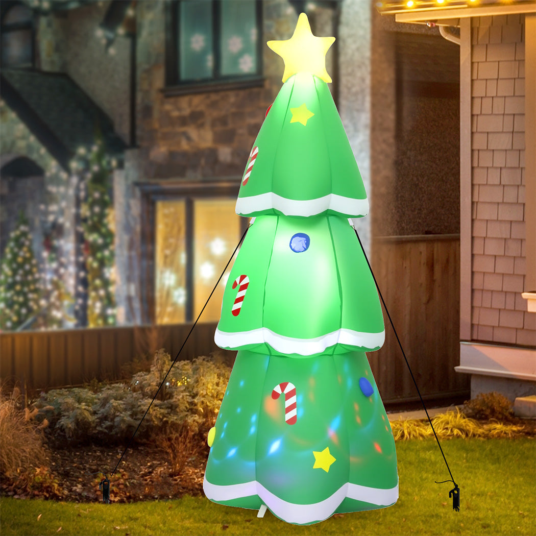 Santaco Inflatable 1.5M Christmas Tree Flashing Light-1973194174165553159