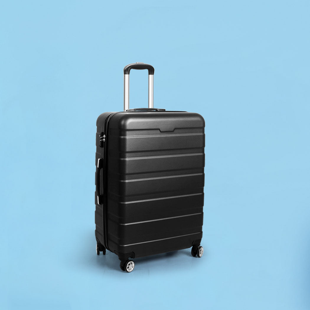 Slimbridge 24" Luggage Case Suitcase Black 24 inch-1954802813636841479