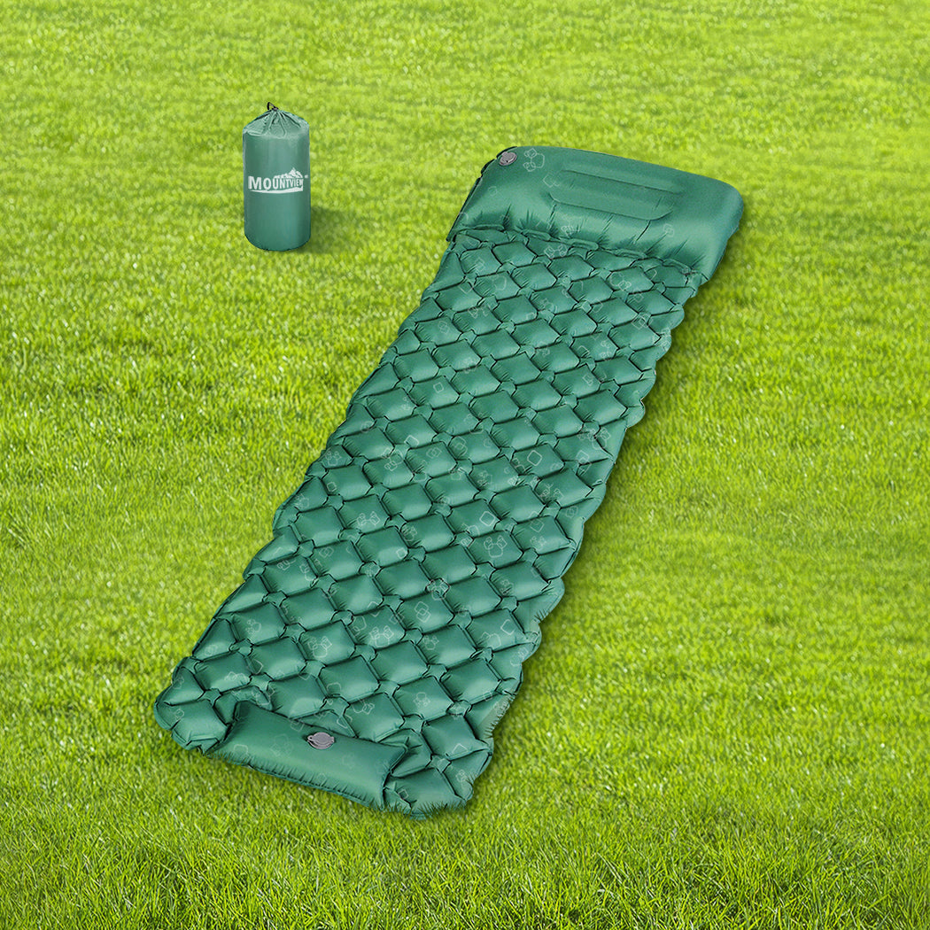 Mountview Sleeping Air Pad Inflat Camping Single-1954802439987269639