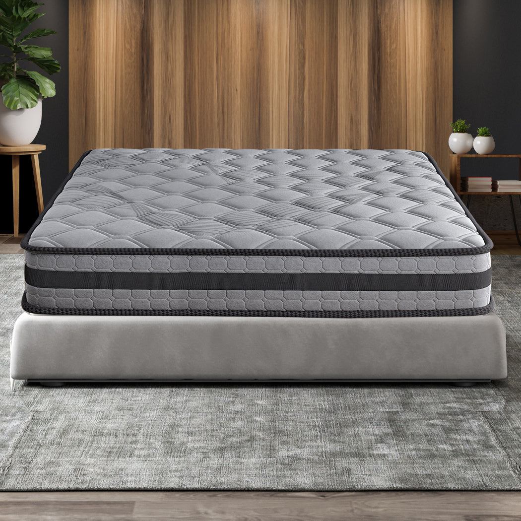 Lavio King Spring Mattress Grey Medium Firm-1954802375722143751