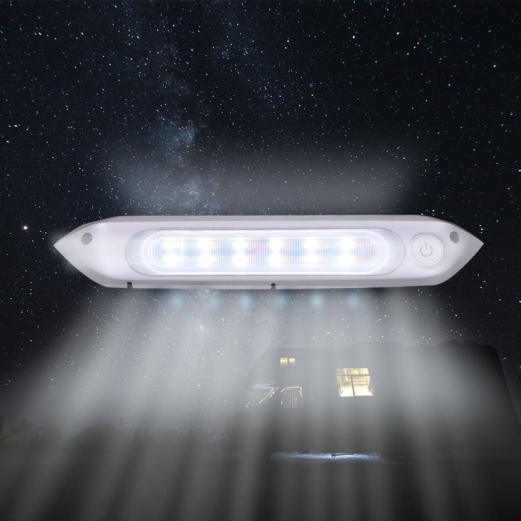 Manan Dual LED Awning Light Amber White-1954802959284047879