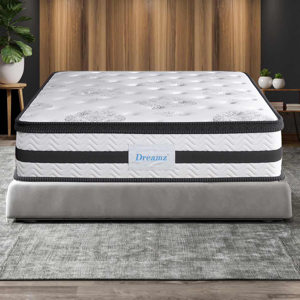 Dreamz Spring Mattress Bed Pocket Egg Queen-1910112879739277319