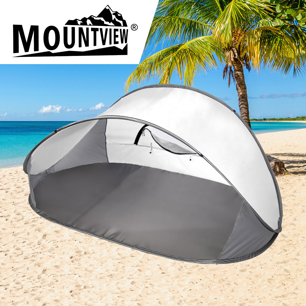 Mountview Pop Up Tent Camping Beach Grey-1954802643784306695