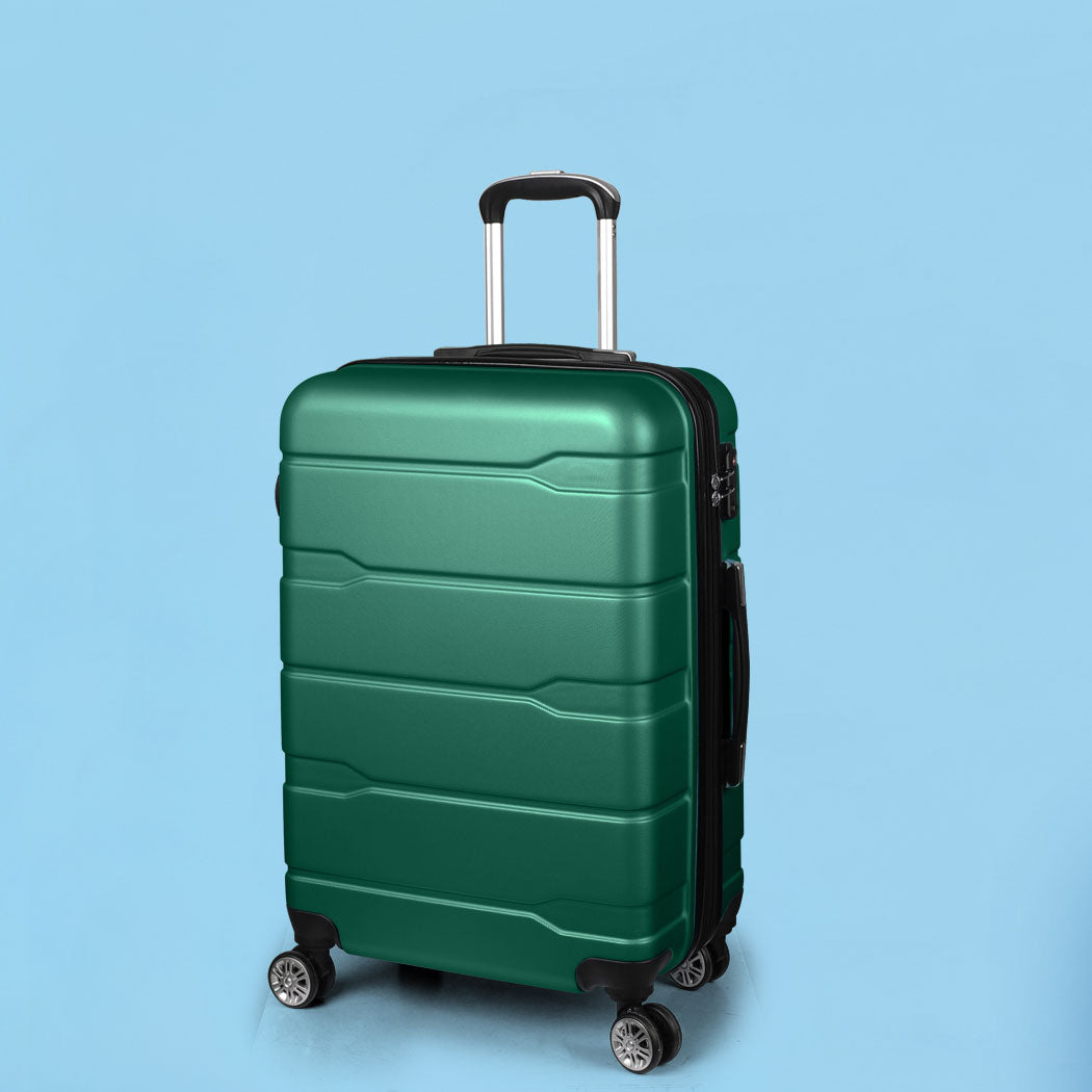 Slimbridge 20" Expandable Luggage Carry Green 20 inch-1910112840455426055