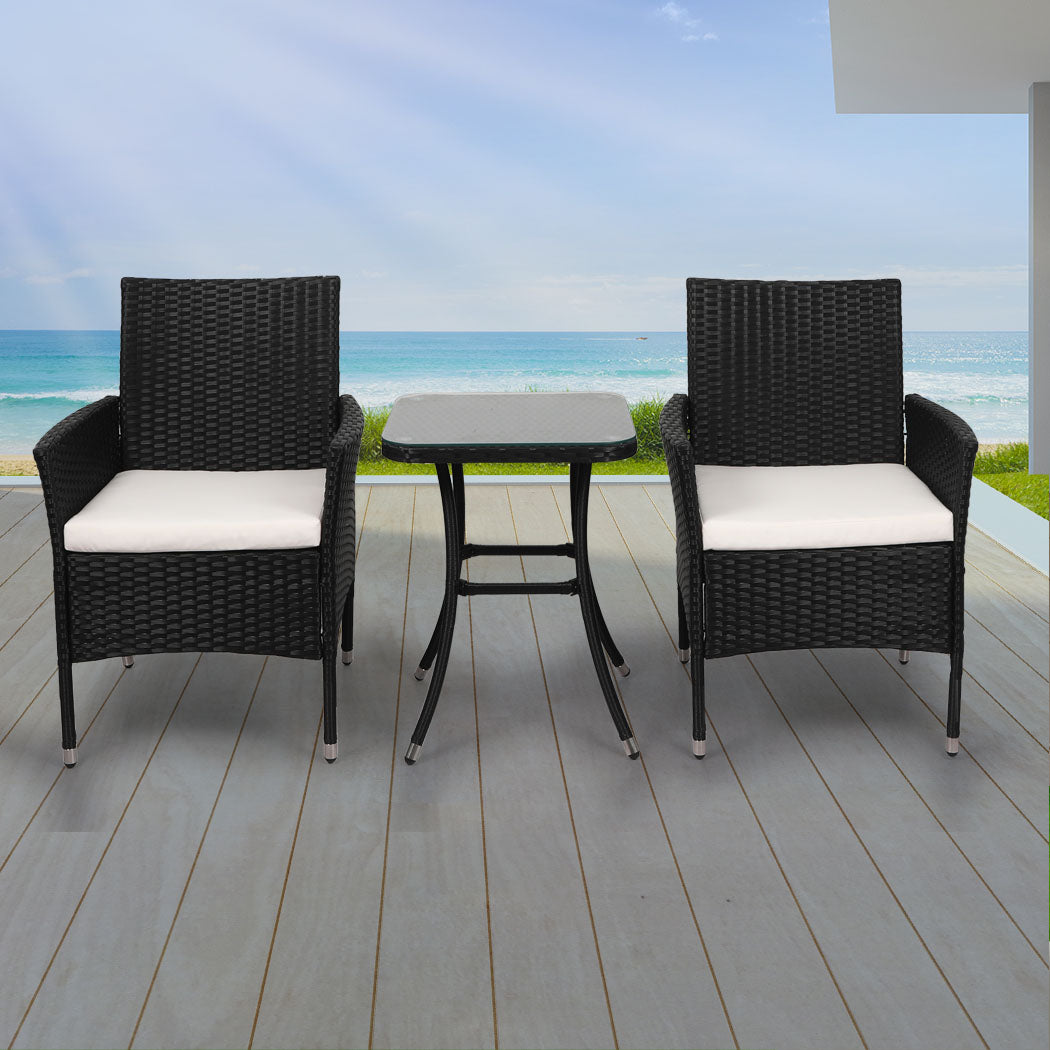 Levede 3 Pcs Outdoor Furniture Setting-1919892871188713479