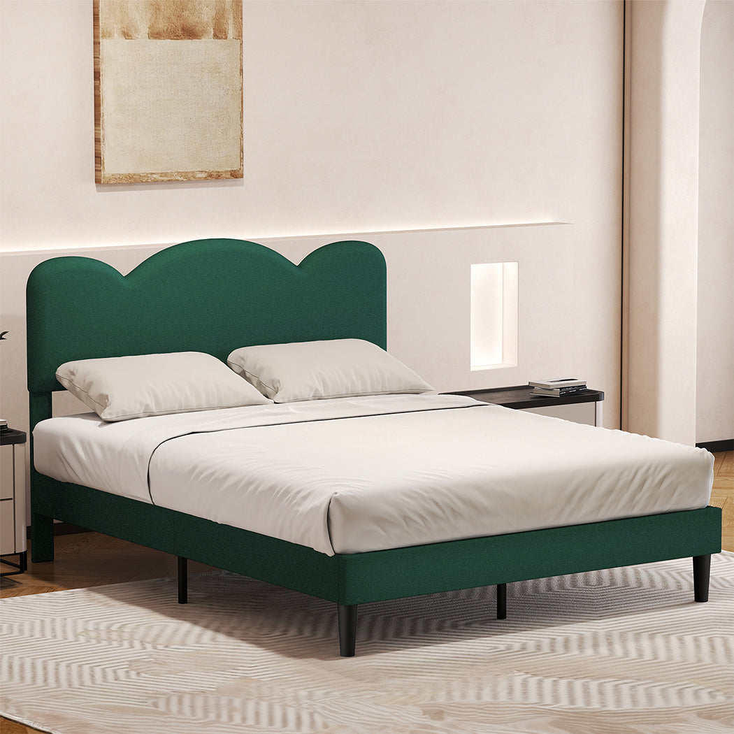 Levede Queen Bed Frame Adjustable Headboard Mattress-1973194181094543367