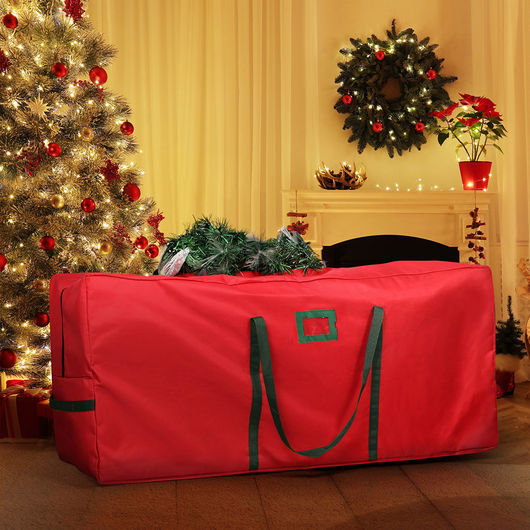 Christmas Tree Storage Bag Large Red-1954802435516141575