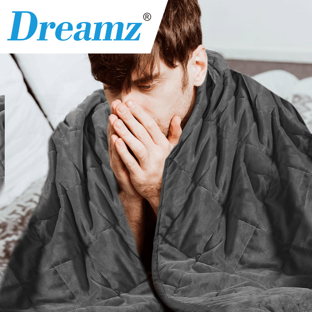 DreamZ 9KG Adults Size Anti Anxiety Grey Double-1954802940766195719