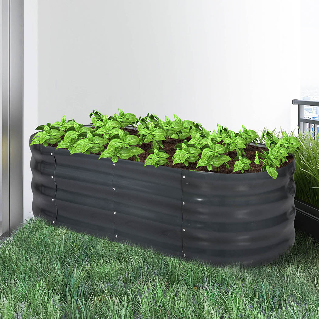 Lambu Garden Bed Planter Raised Coated 160x80x42cm-1927582209867386887