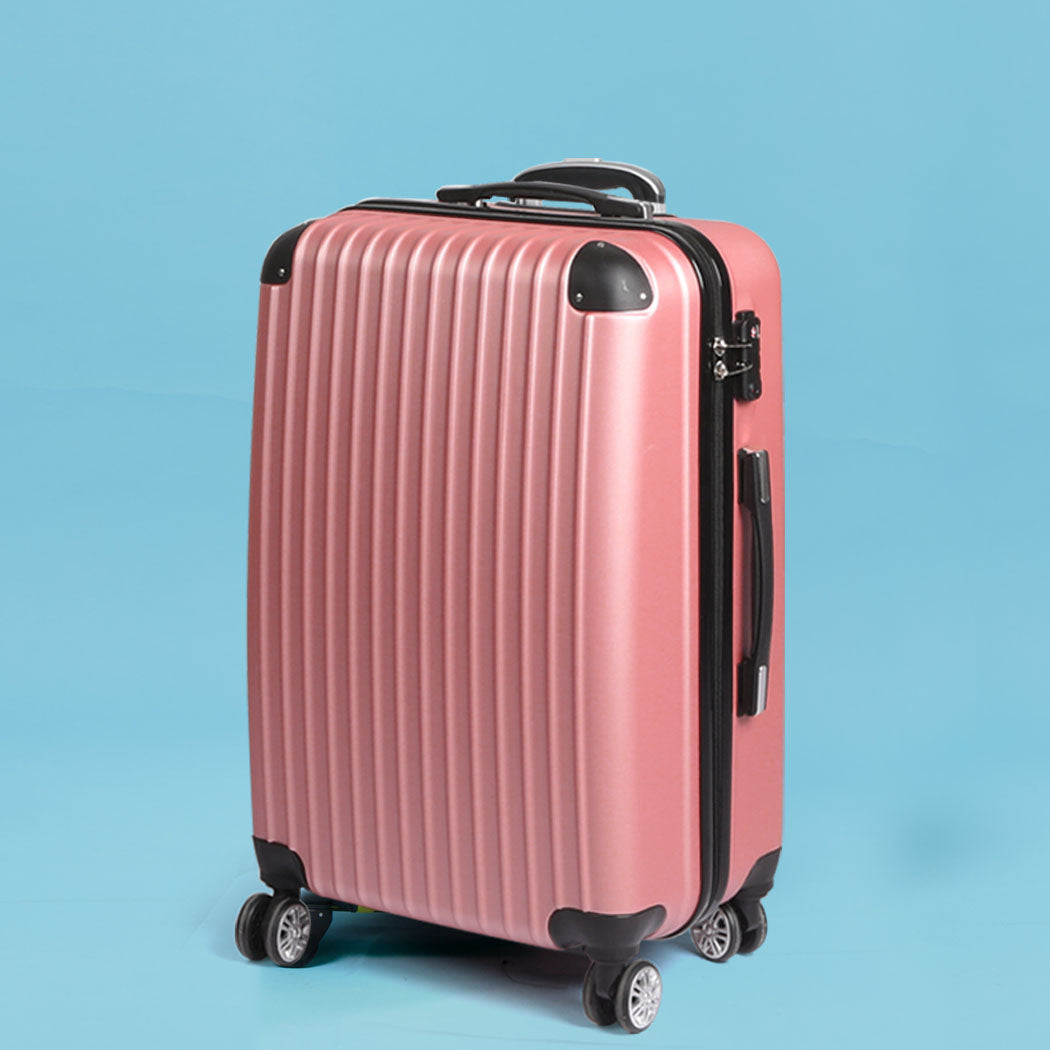 Slimbridge 28" Travel Luggage Suitcase Rose Gold-1954802640160428039