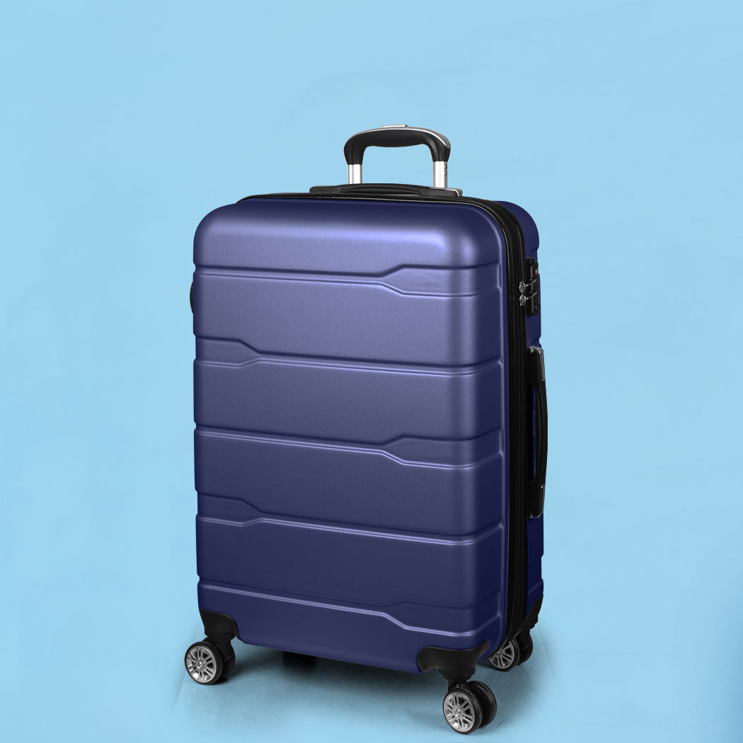 Slimbridge 24" Inch Expandable Luggage Navy 24 inch-1910112841399144455