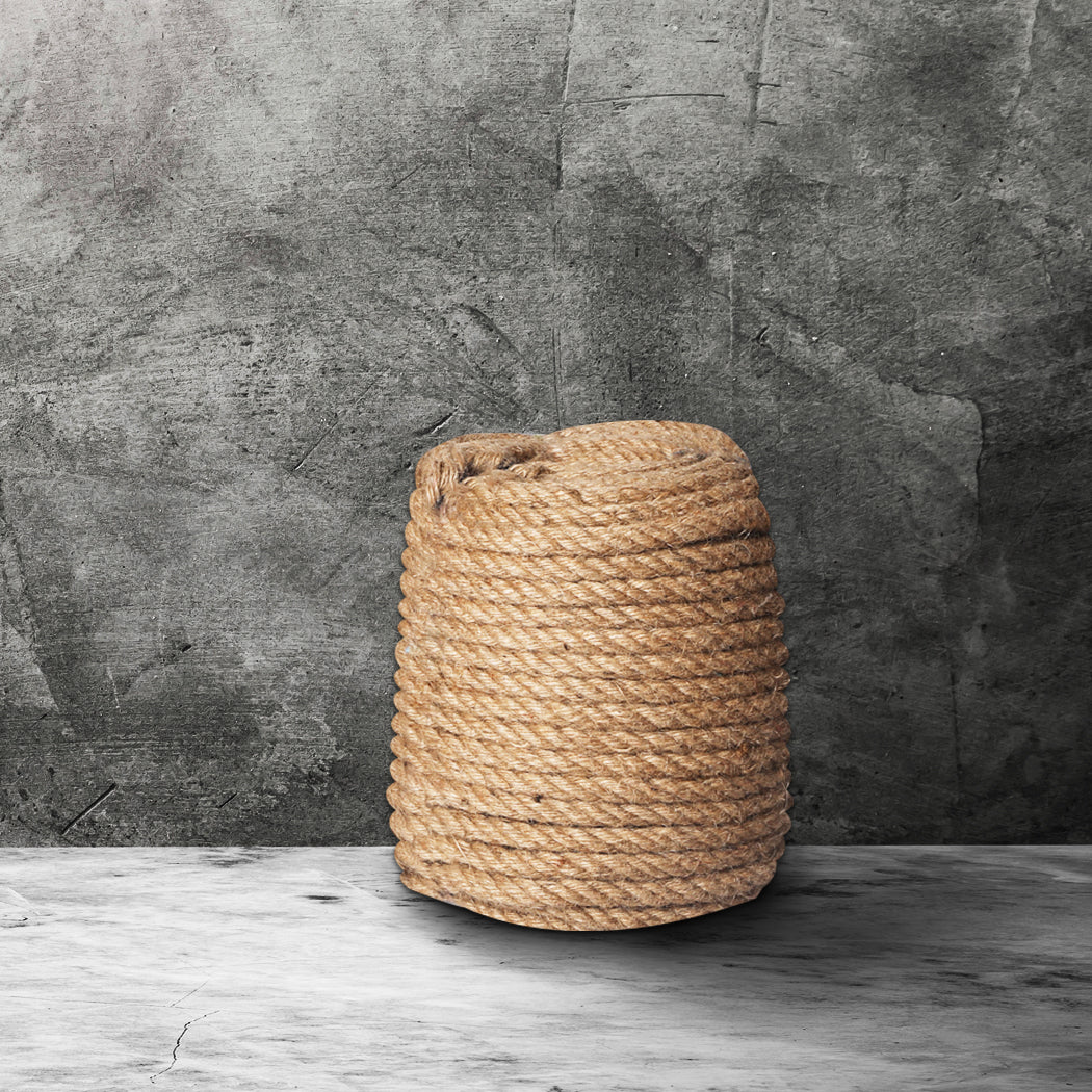 Traderight Jute Rope Hemp Sisal 14MMx50M 14x50-1910113113483644935