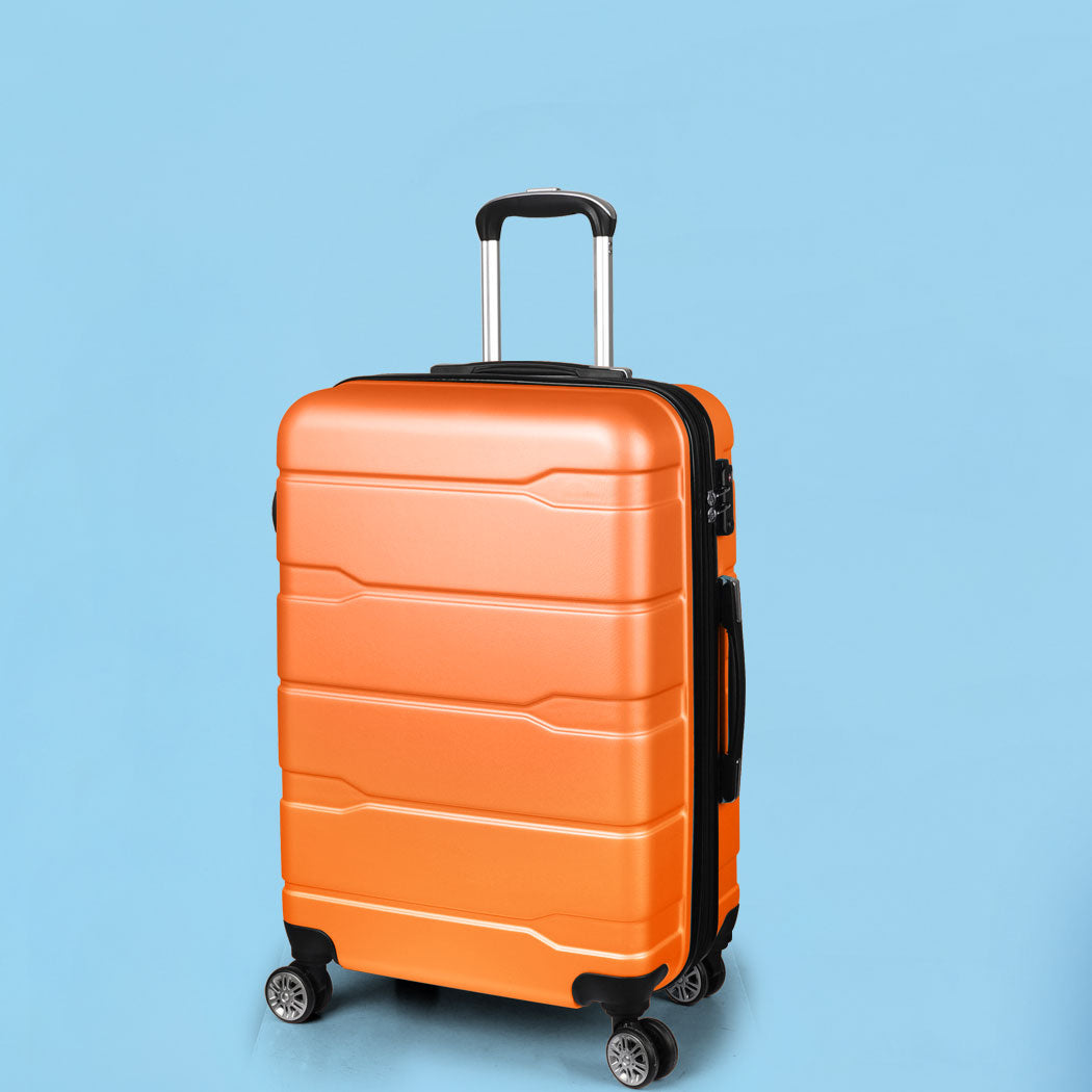 Slimbridge 20" Expandable Luggage Carry Orange 20 inch-1954802818506428423
