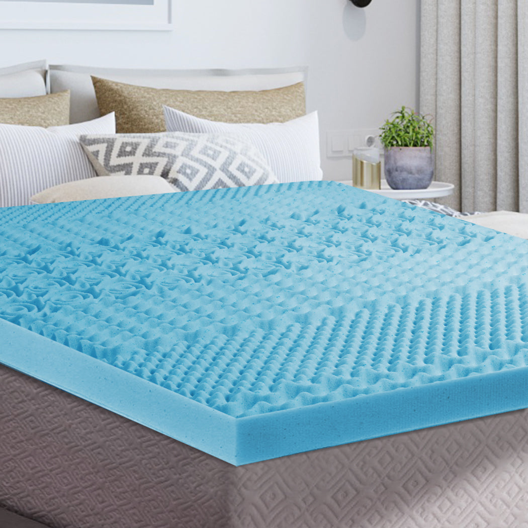 Dreamz 7-Zone Cool Gel Mattress Topper Queen 700 GSM-1910112896059314183