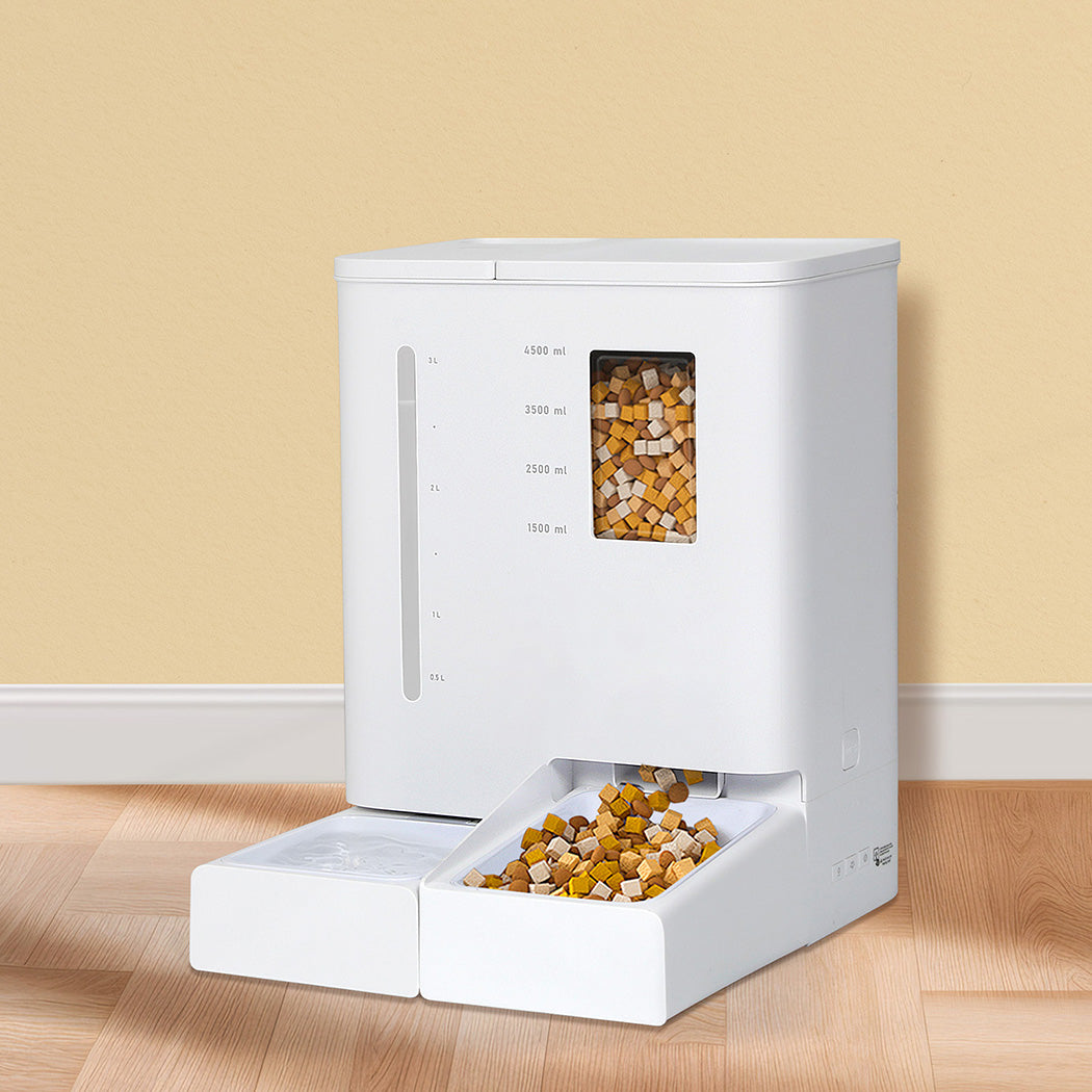 Pawz 2-in-1 Automatic Pet Cat Dog Feeder Water Set-1954802479015268359