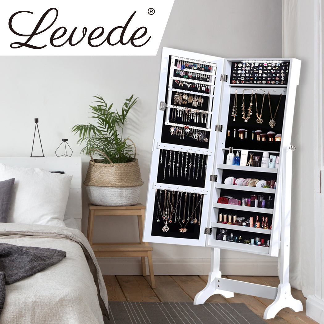 Levede Mirrored Jewellery Holder Dressing-1917016722989256711