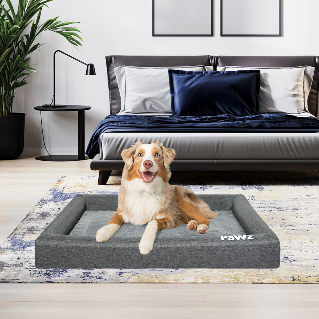 PaWz Memory Foam Pet Bed Calming Dog L Large-1954802563199143943