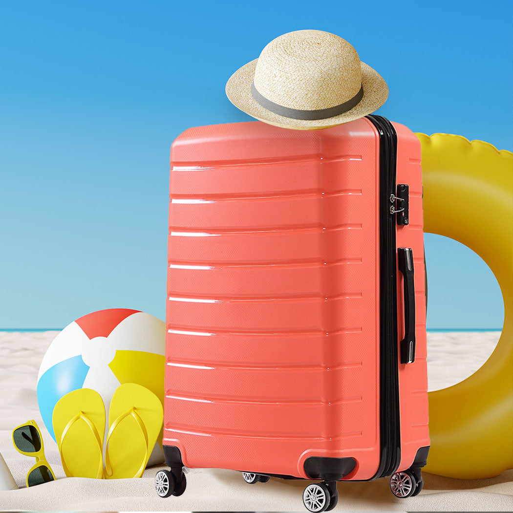 28" Travel Luggage Carry On Expandable Coral-1919892860346437633