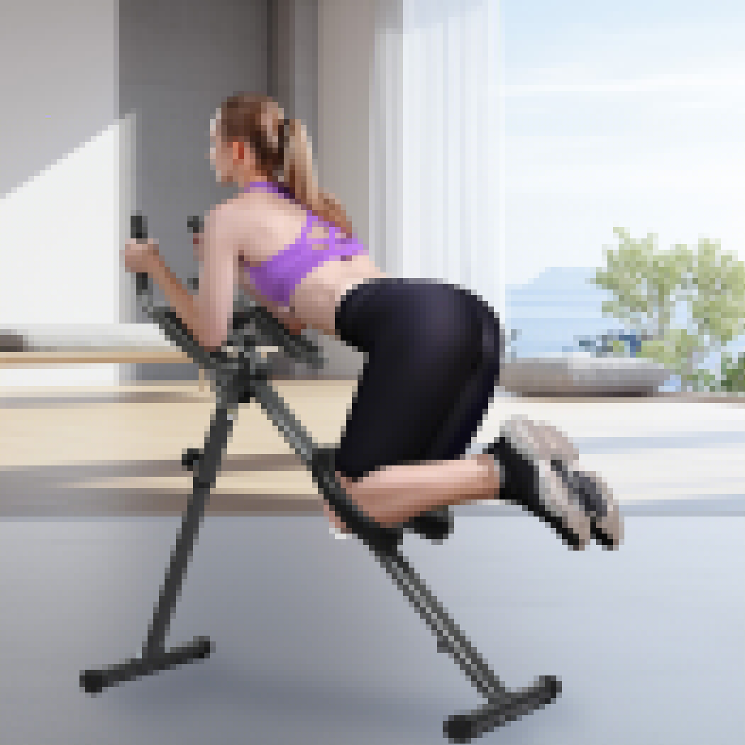 Centra Foldable Adjustment Ab Machine Black-1954802454679916551