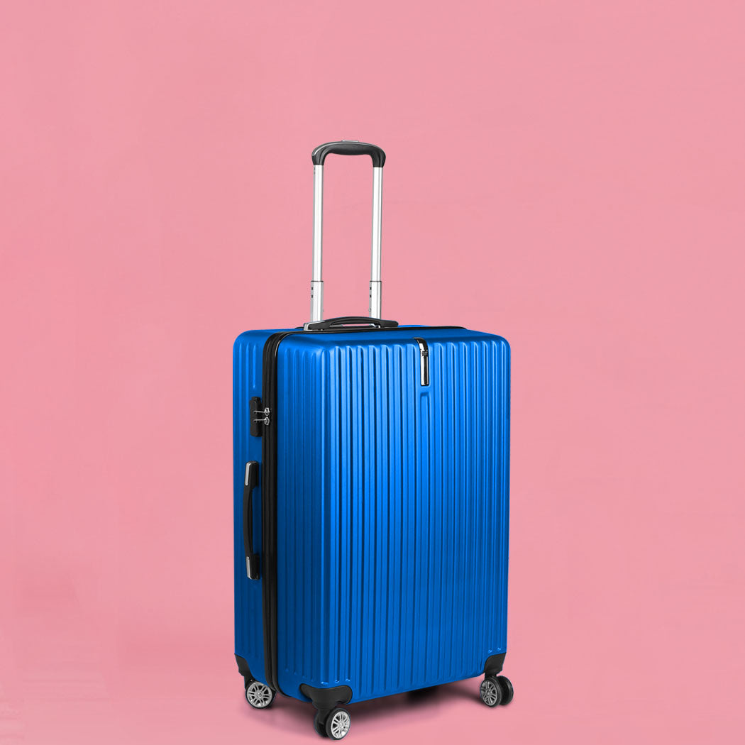 Slimbridge 20" Carry On Luggage Suitcase Blue 20 inch-1910112833115394055
