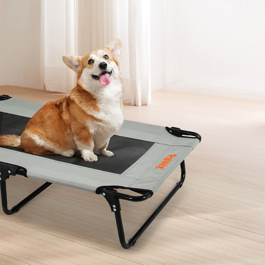 Pawz Pet Elevated Bed Dog Raised Trampoline Foldable Large M Size-1954802483620614151