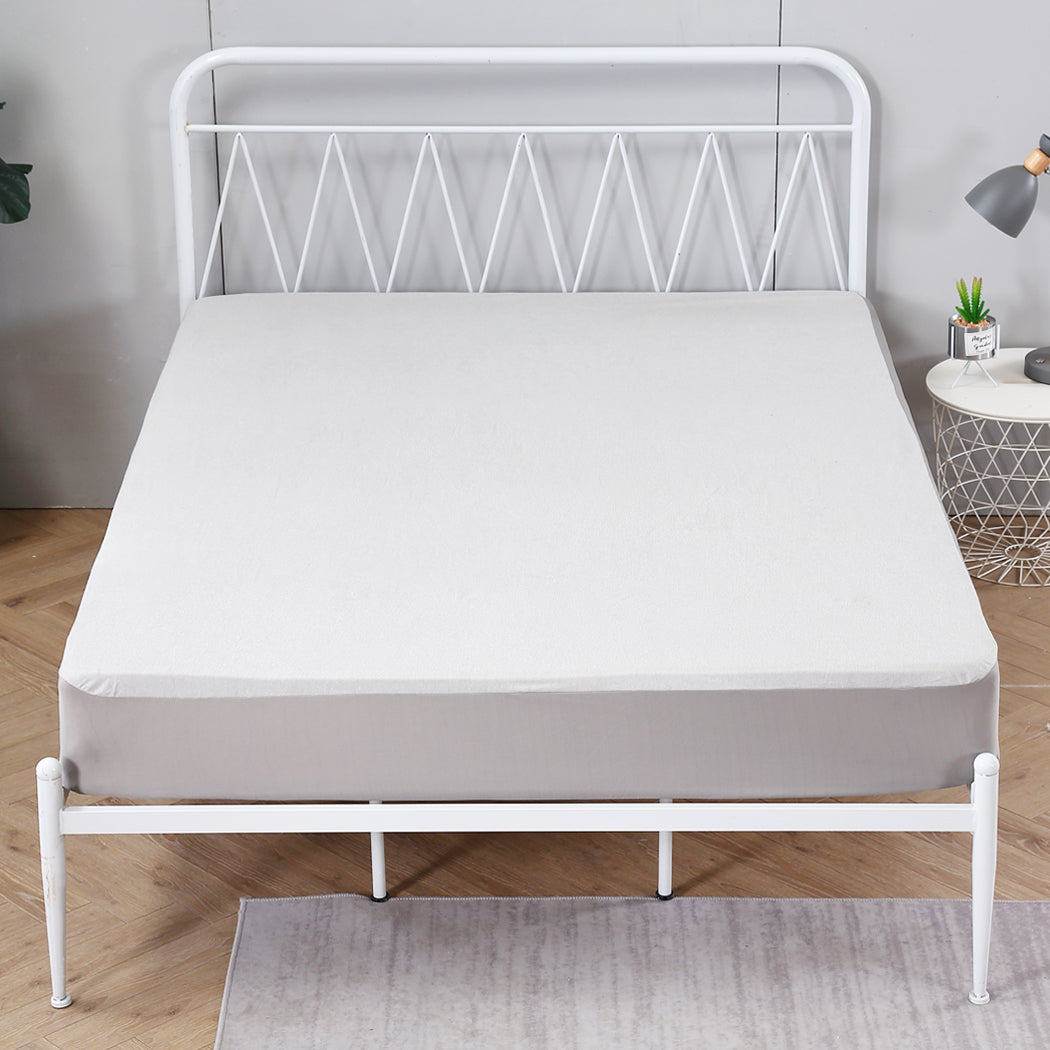 DreamZ Mattress Protector Fitted Sheet Queen-1910113040133656582