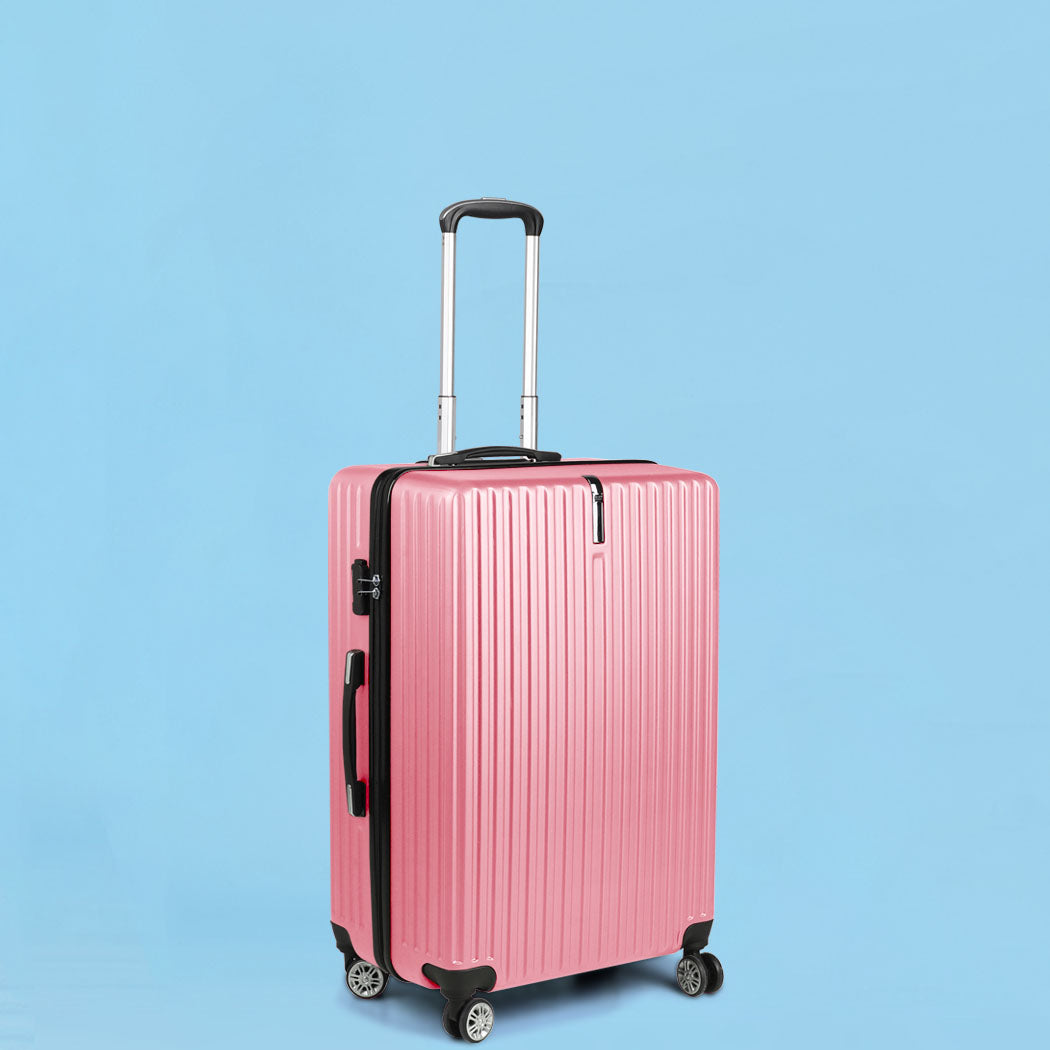 Slimbridge 20" Carry On Luggage Suitcase Rose Gold 20 inch-1954802809618698247