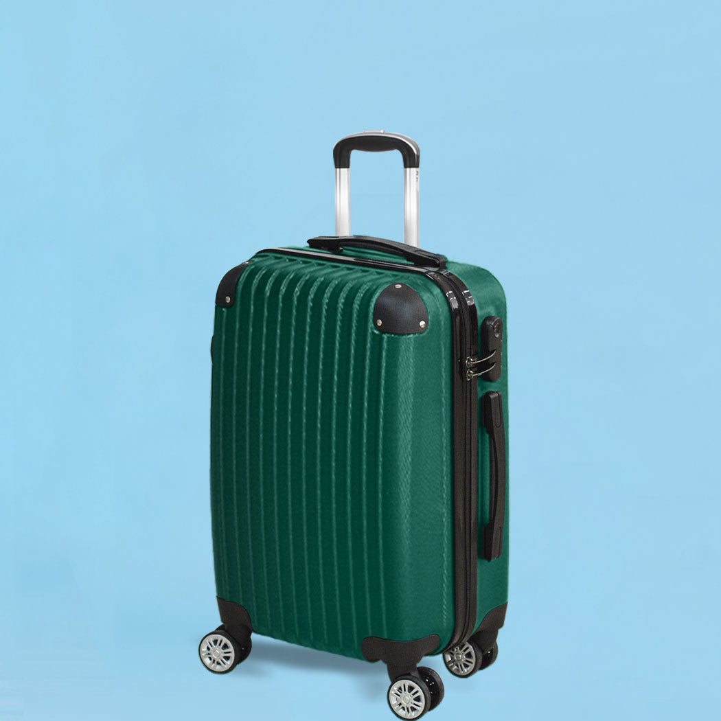 Slimbridge 28" Travel Luggage Suitcase Green-1954802639959101447