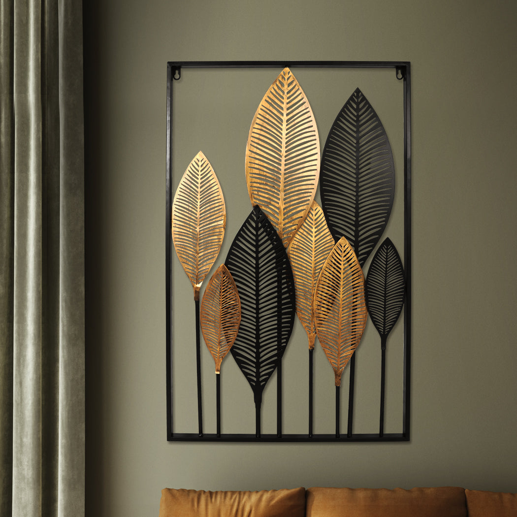Large Metal Wall Art Leaf Tree Of Life-1954803004486062087