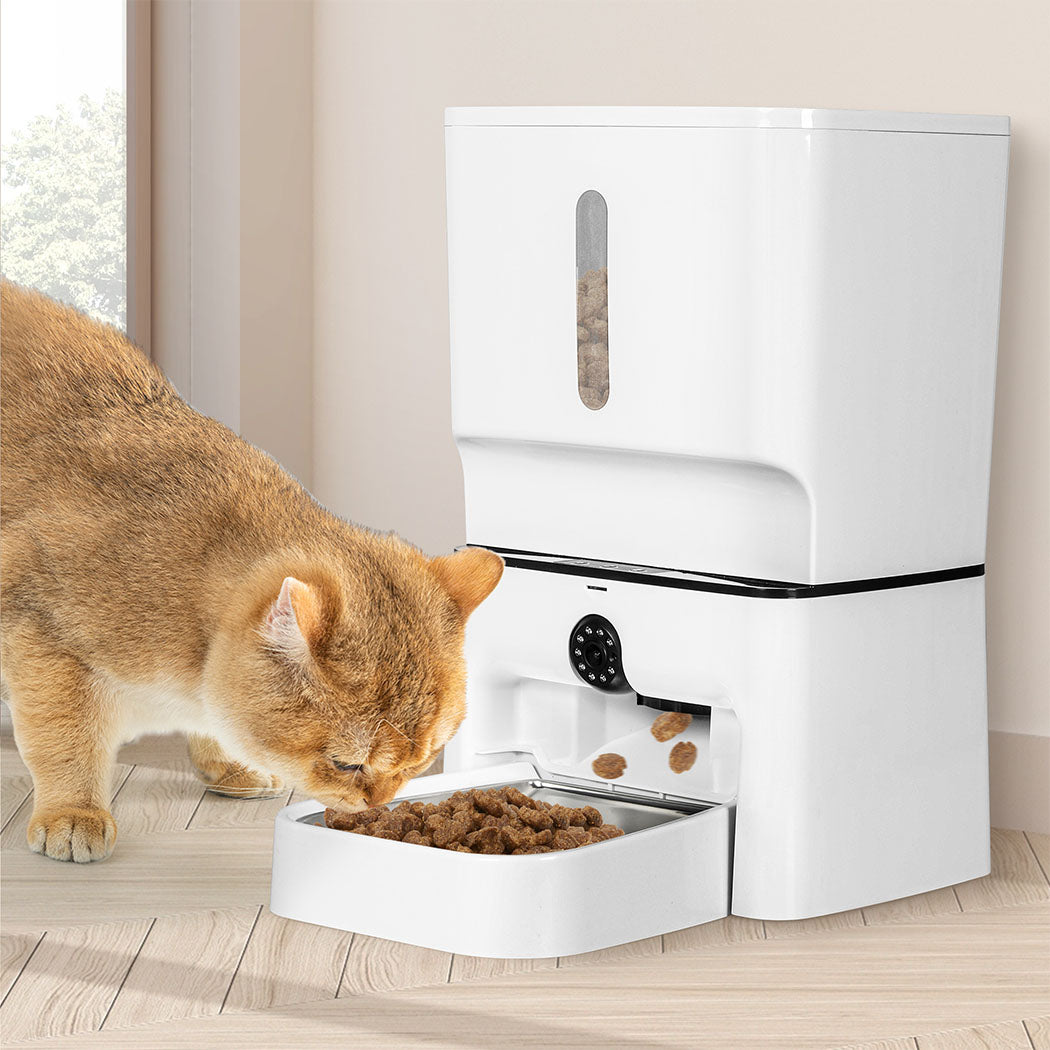 Pawz 2-in-1 Automatic Pet Feeder Wifi Camera Laser Toy-1954802481426993159