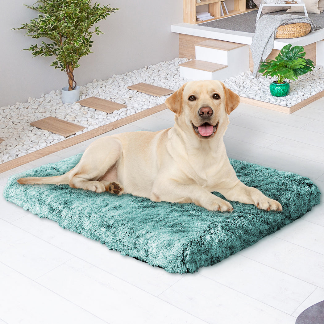 PaWz Dog Mat Pet Calming Bed Memory L Green Large-1954802546363207687