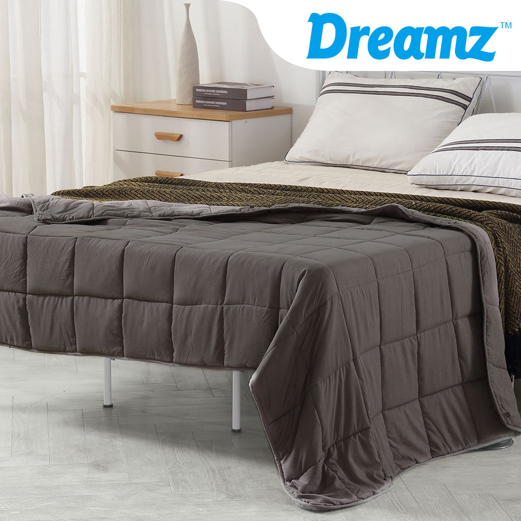 DreamZ Weighted Blanket Heavy Gravity Grey 9KGS-1910113222636212231
