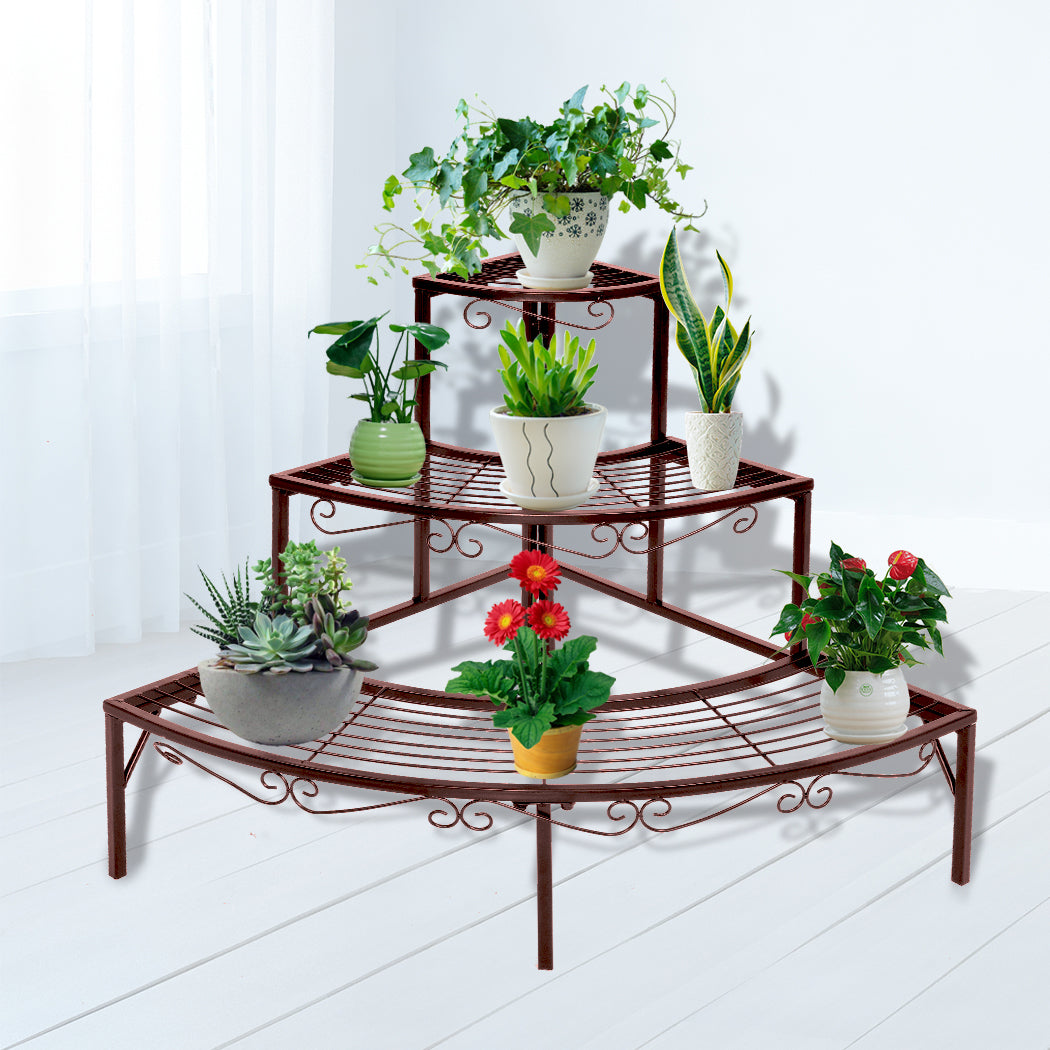 Levede Plant Stand Outdoor Indoor Metal-1910112810445180935