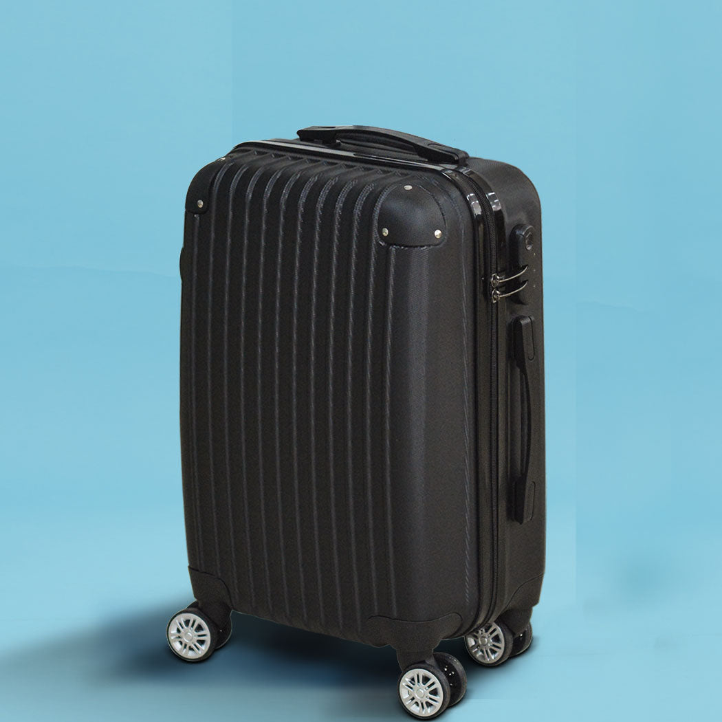 Slimbridge 28" Travel Luggage Suitcase Black-1954802639552253959