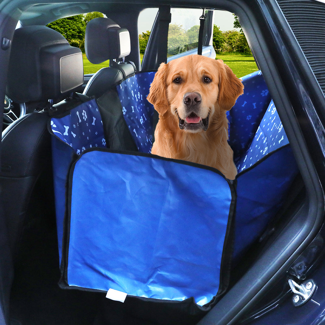 PaWz Pet Back Car Seat Cover Hammock Blue-1954802536816971783
