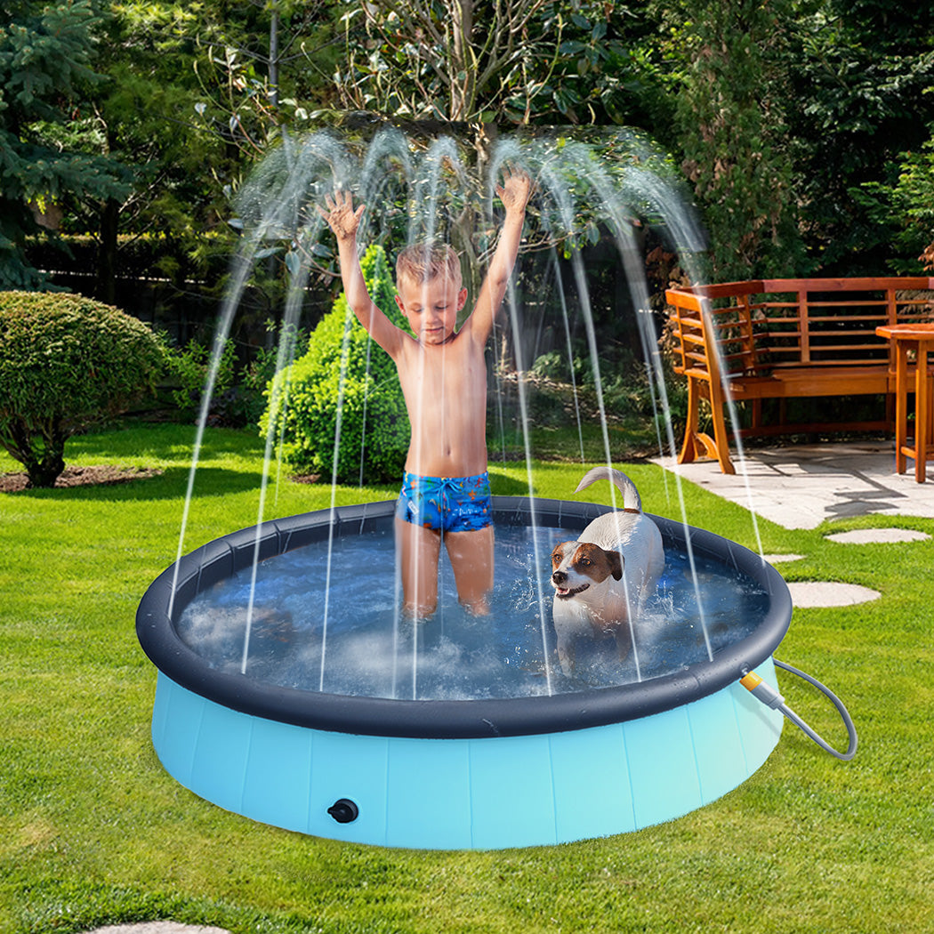 Pawz Folding Dog Swimming Pool-1954802425097490439