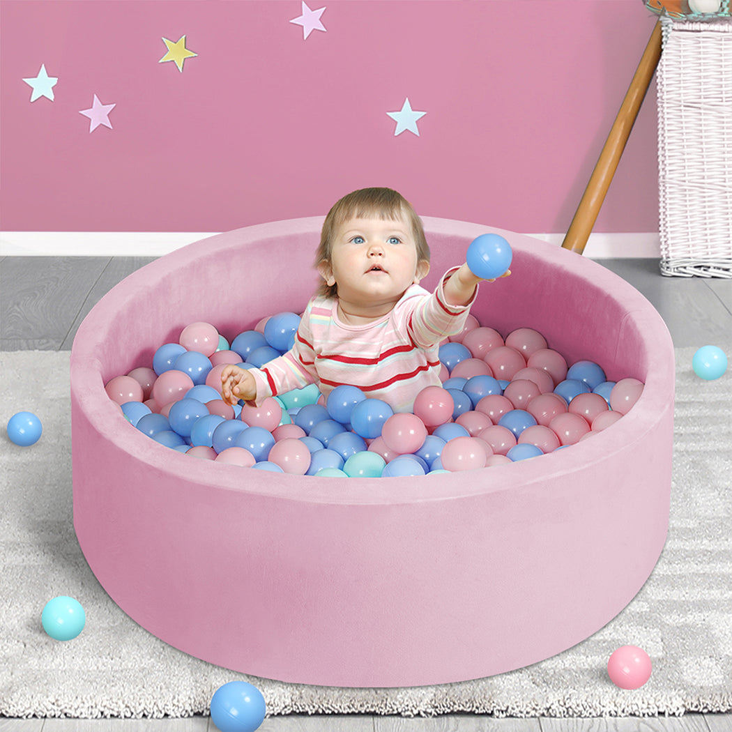 BoPeep Kids Balls Pit Baby Ocean Play Pink-1954802777679073287
