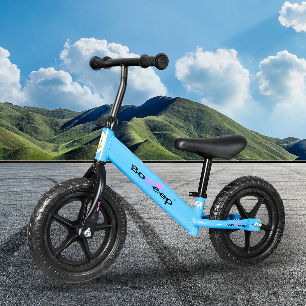 BoPeep Kids Balance Bike Ride On Toys Blue-1954802781378449415