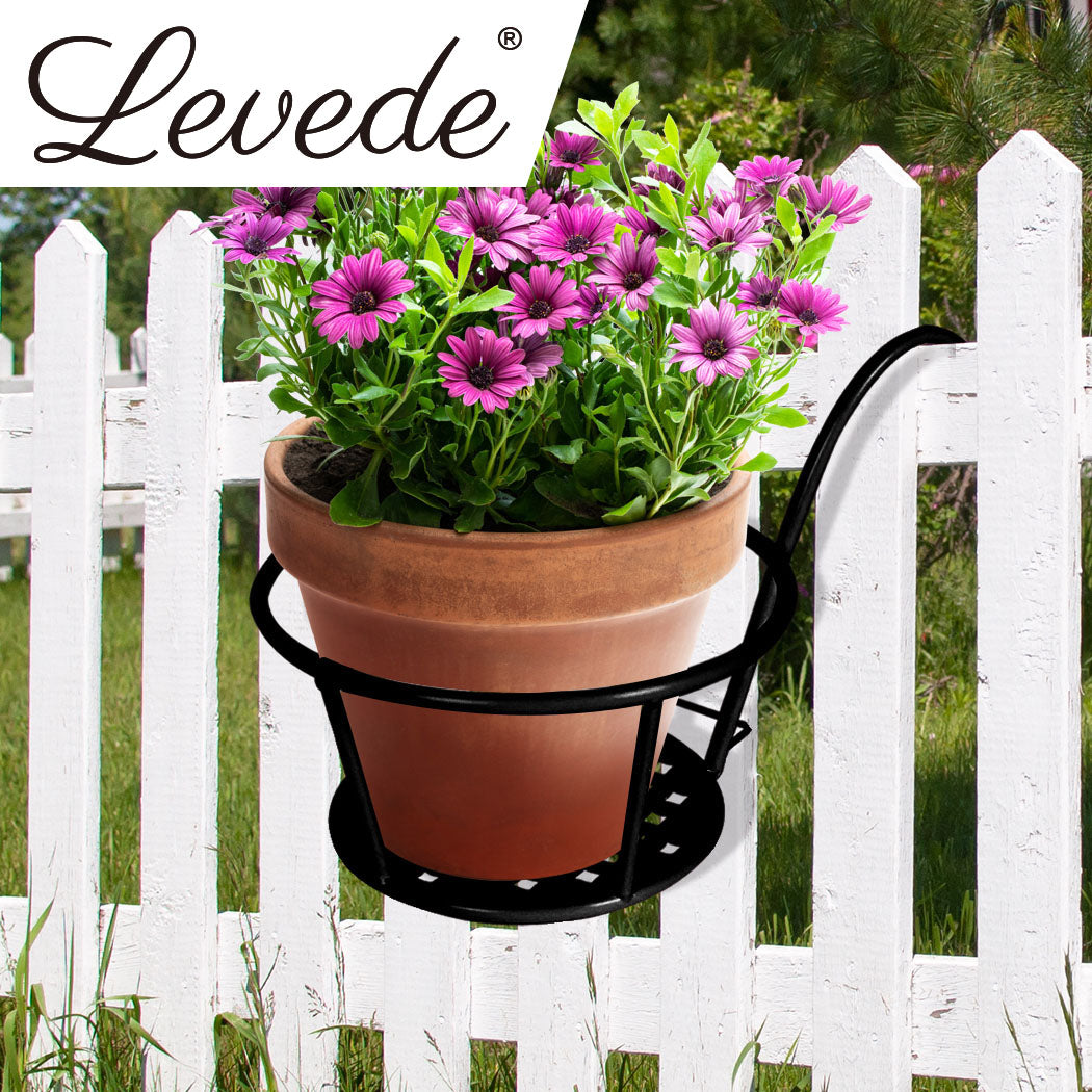 Levede 1x Flower Holder Plant Stand Black-1954802663887605767