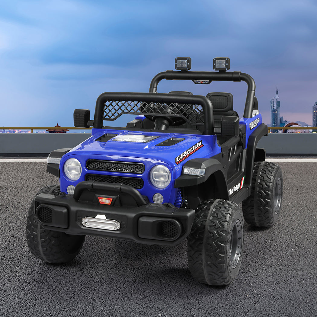 BoPeep Kids Ride On Car Electric Jeep Blue-1910113165585289223