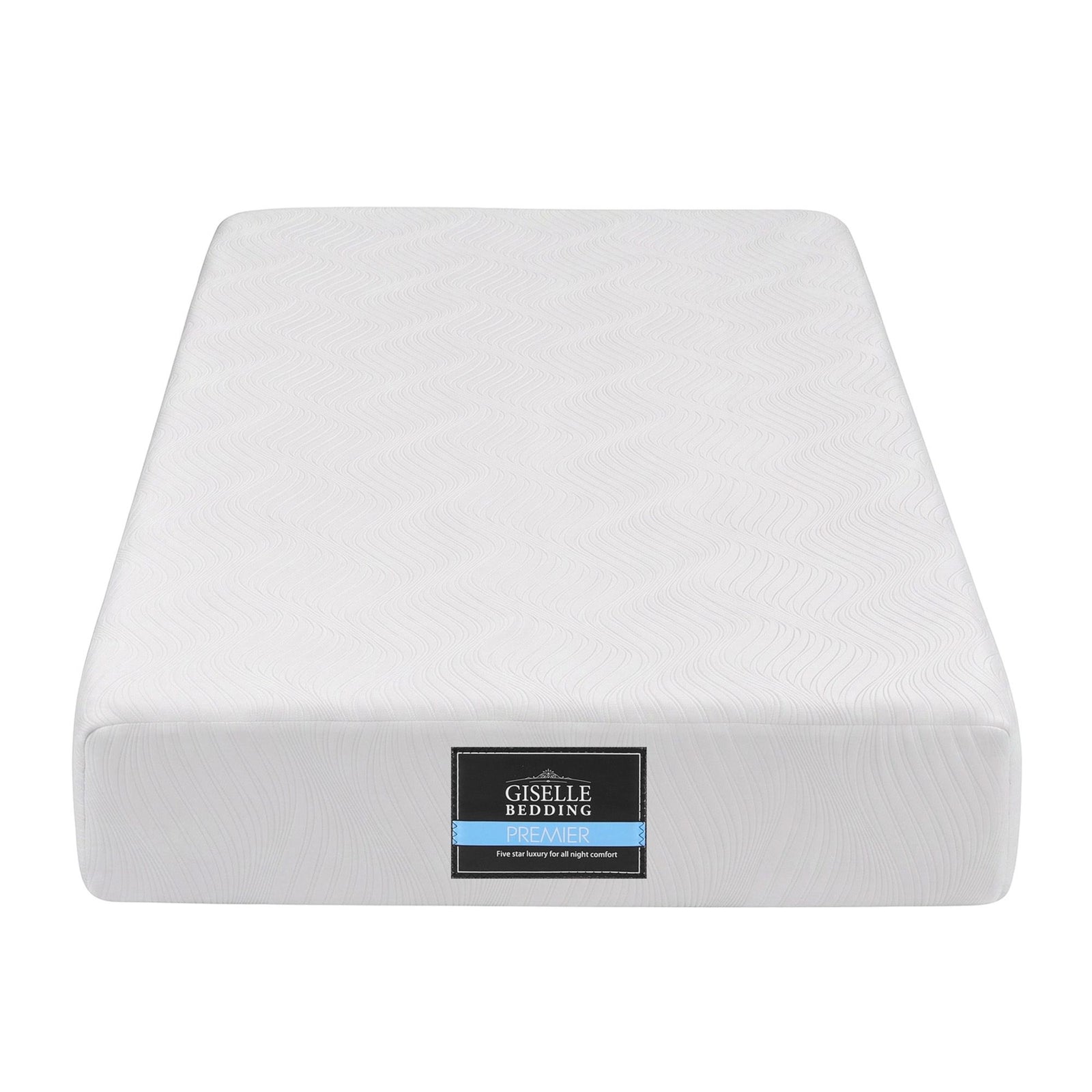 Giselle 25cm Single Hybrid Mattress Soft Knitted Fabric Edge Support Gel Foam
