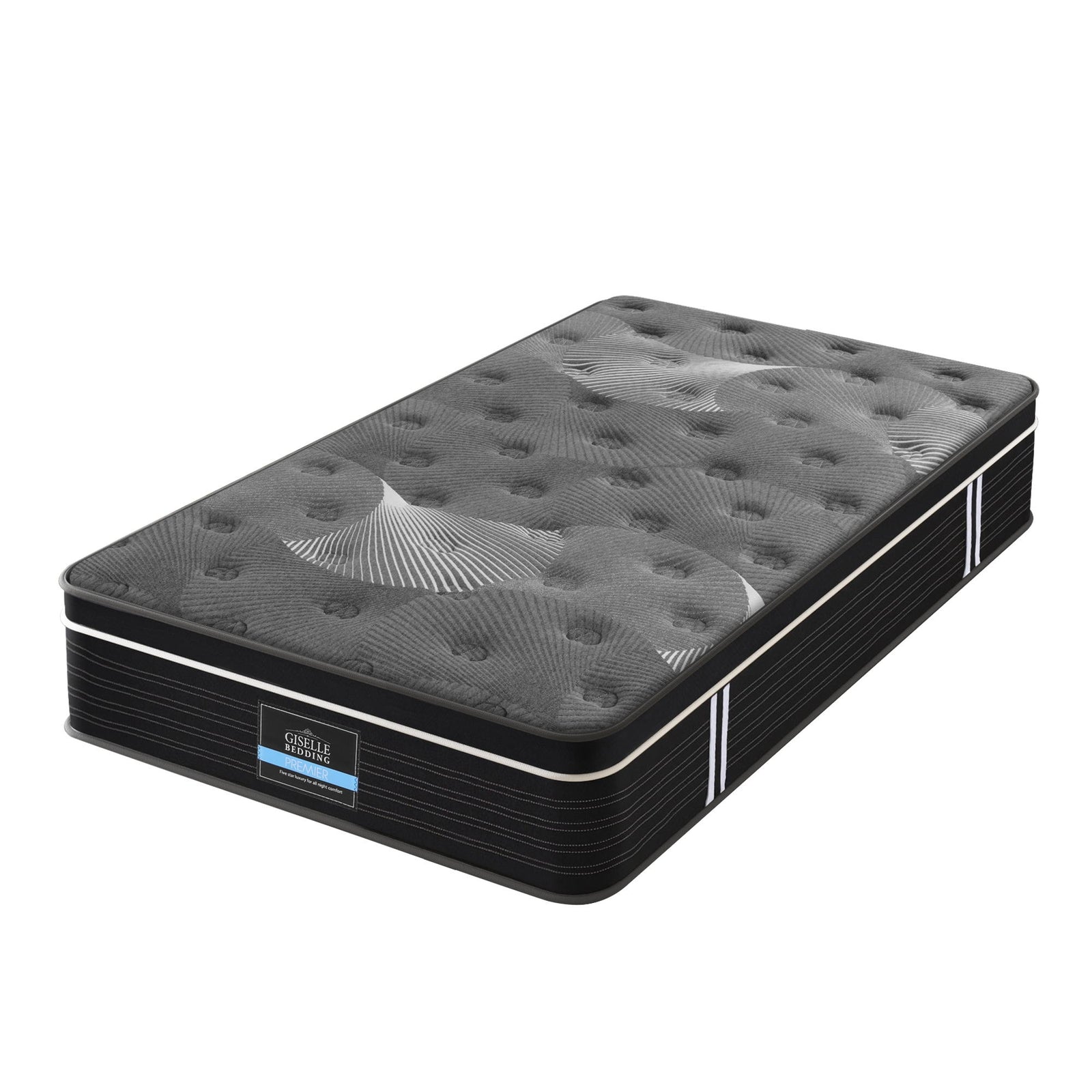 Giselle Bedding 35cm Mattress Graphene Memory Foam Medium Firm Euro Top Mattresses King Single
